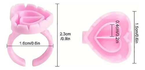 Anillos Para Volumen Pegamento Extensiones De Pestañas 50und Surtido - Imagen 5