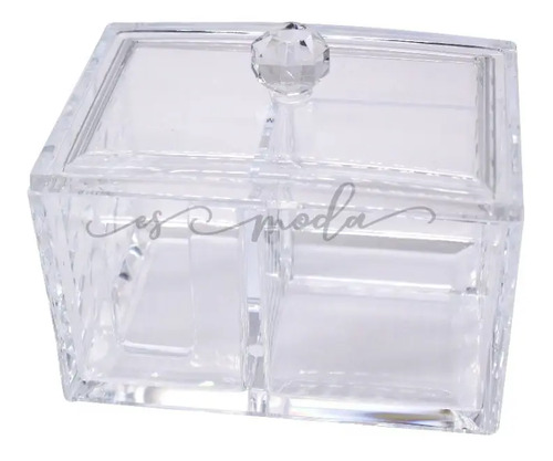 Caja Organizadora Para Insumos De Extensiones Pestañas  Transparente