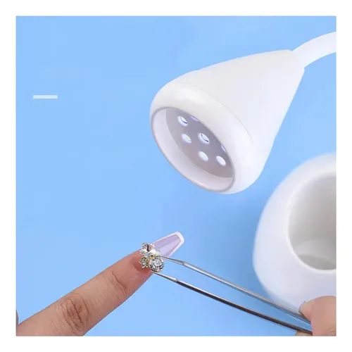 Lampara Para Tips Soft Gel Inalámbrica Led Uv 36w Rosado - Imagen 3