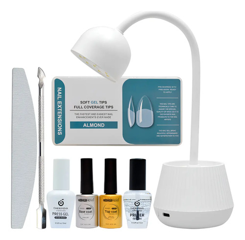 Kit Soft Gel Completo Cherimoya + Lámpara Inalambrica 18w - Imagen 4