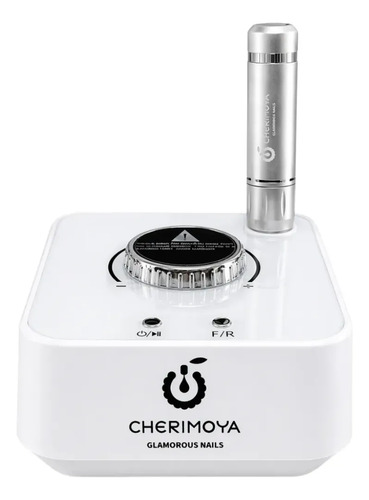 Torno Profesional Para Uñas Cherimoya 40000 Rpm Manicure Blanco - Imagen 2