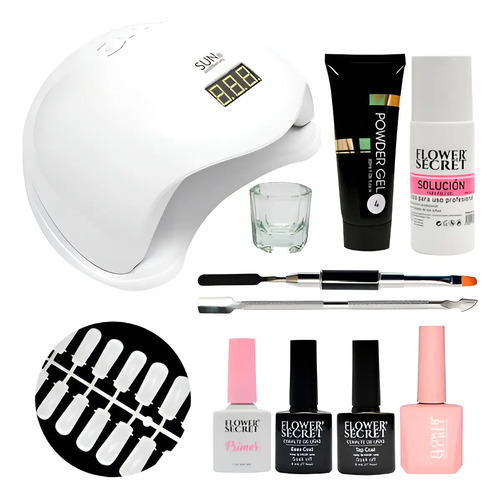 Kit De Polygel + Lampara De 48 Watts Surtidos