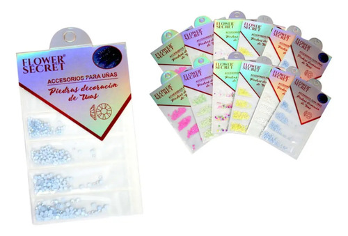 Set De Cristales O Strass Decorativos Para Uñas Varios - Imagen 3
