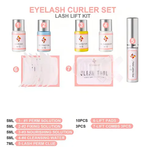 Lifting Permanente De Pestañas Lash Lift Transparente - Imagen 11