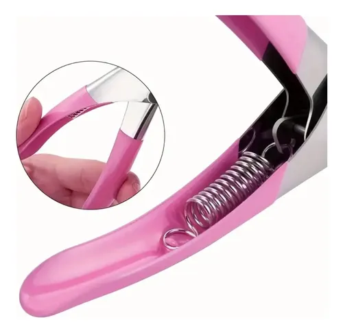 Cortatips O Guillotina Para Uñas Rosa - Imagen 6