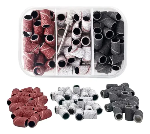 Limas O Bandas Repuestos Para Torno #80 #120 #180 Manicure - Imagen 3