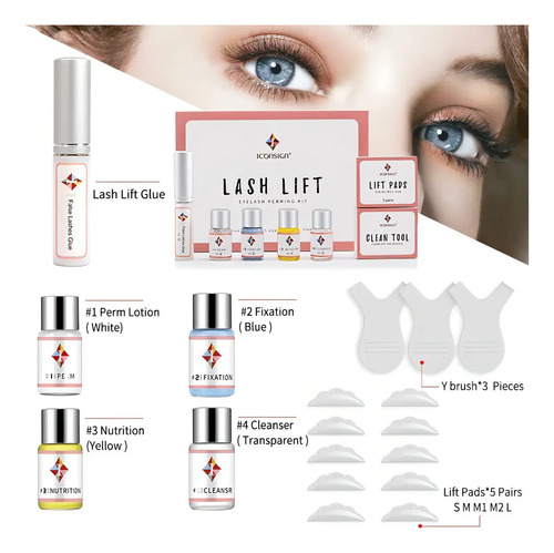 Lifting Permanente De Pestañas Lash Lift Transparente - Imagen 5