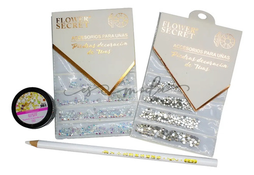 Set De Cristales O Strass Decorativos Para Uñas Varios