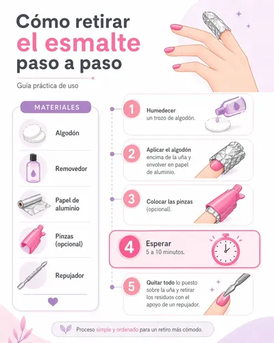 Kit Retiro Esmalte Permanente Uñas Acrílicas Gel Manicurepro - Imagen 8