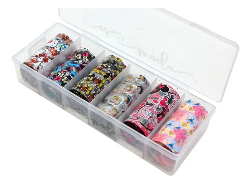 Papel Foil Decorativo Para Uñas Con Dibujos Animados Cartoons