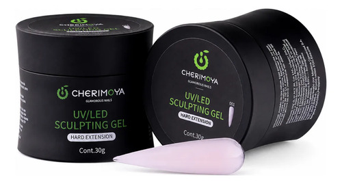 Gel De Construcción Sculpting Cherimoya 30g Autonivelante 001 Rosa Lechoso
