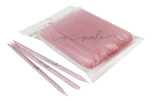Palitos Naranjo O Varilla Acrillica Glitter Uñas Pestañas