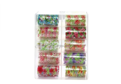 Kit De Papel Foil Decorativo Para Uñas 01 - Imagen 6