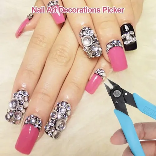 Alicate Corta Cristales Y Decoraciónes Para Uñas Manicure - Imagen 3