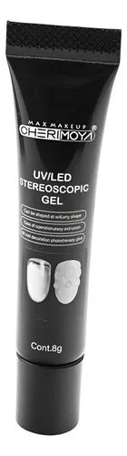 Gel Stereoscopic 3d Para Esculpir Uñas Diseño Transparente 8g