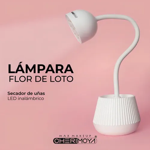 Lámpara Led 18w Cherimoya Secado Rápido Uñas Gel Blanco Recargable - Imagen 3