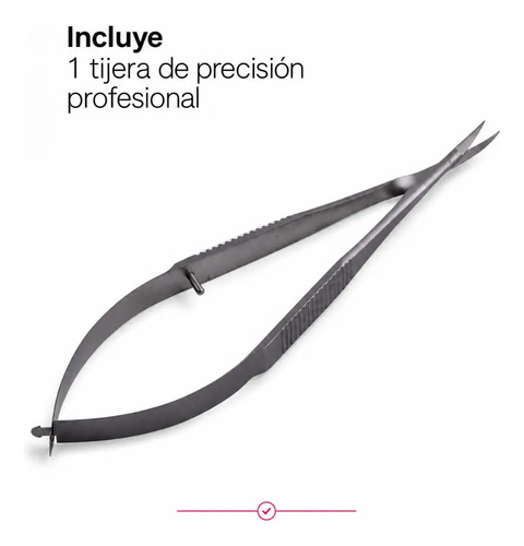 Tijera De Alta Precisión Para Cutículas Manicura Rusa - Imagen 2