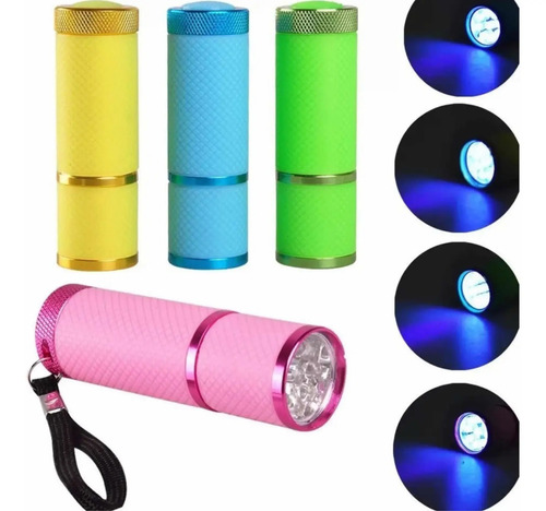 Linterna O Lampara Led Uv Para Secado De Gel Y Esmaltes Uñas Rosa - Imagen 2