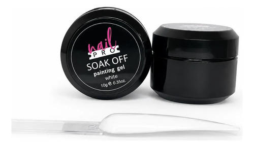 Gel Paint Nail Pro 10g Gel Para Nail Art Diseños Uñas Blanco