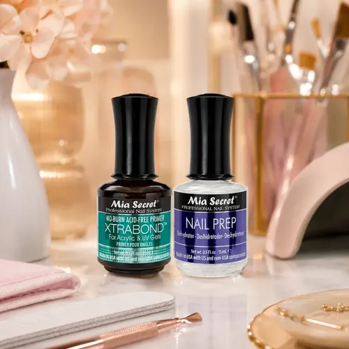 Xtrabond 15 Ml Y Nail Prep De 15 Ml Mía Secret - Imagen 3