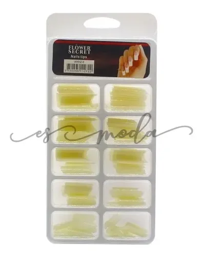 Uñas Tips 100 Unidades Para Acrílico Y Gel - Imagen 6