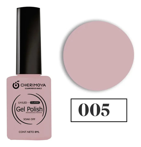 Esmalte Gel Permanente Cherimoya 8ml Uv/led Elegir Color  005