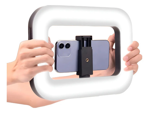 Estabilizador Portátil Para Celular Camara Luz Led Ajustable Luz Regulable