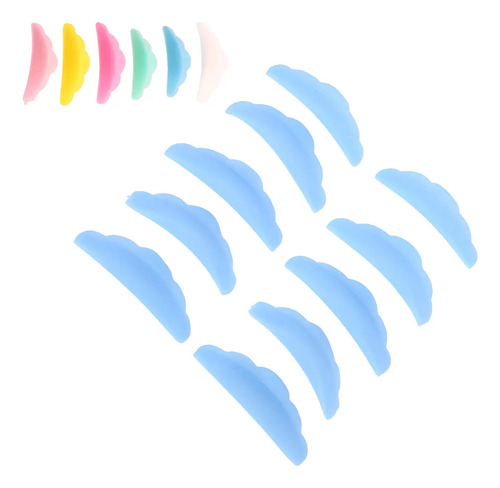 Bigudíes Para Lifting De Pestañas Silicón 5 Pares Colores Surtido
