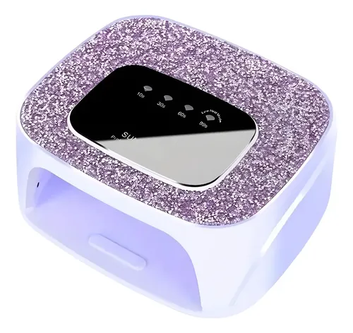 Lampara Para Manicure Led Uv 268w Secador De Uña Profesional Blanco