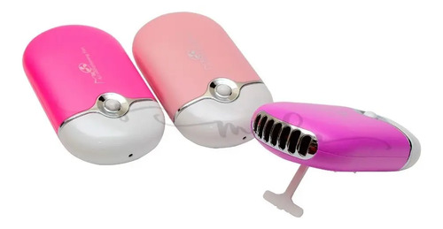 Ventilador Para Extensiones De Pestañas Secador De Pegamento Rosa - Imagen 4