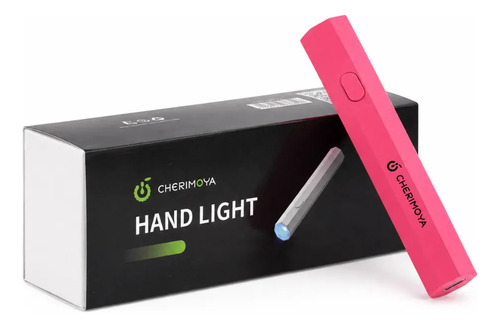 Mini Lámpara Portátil Precurado Soft Gel 3w Uv Led Cherimoya Rosa