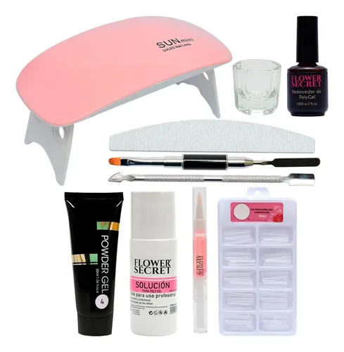 Kit Polygel + Lámpara 6 Watts Usb