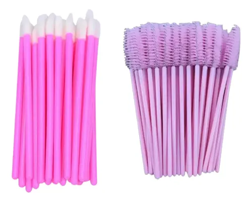 Cepillo Para Pestañas O Cejas 50 Unid + Lip Brush 50 Unid - Imagen 3
