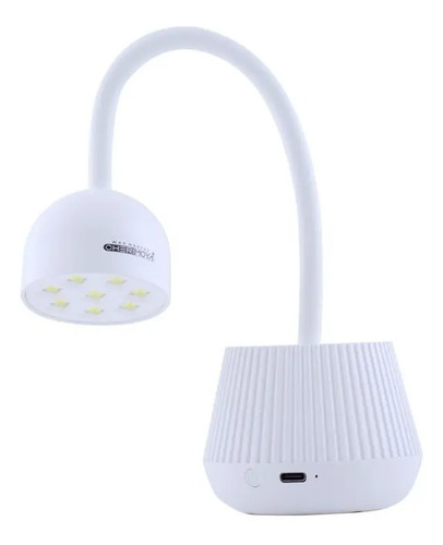 Lámpara Led 18w Cherimoya Secado Rápido Uñas Gel Blanco Recargable - Imagen 2