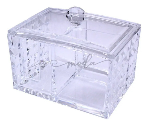 Caja Organizadora Para Insumos De Extensiones Pestañas Transparente - Imagen 2