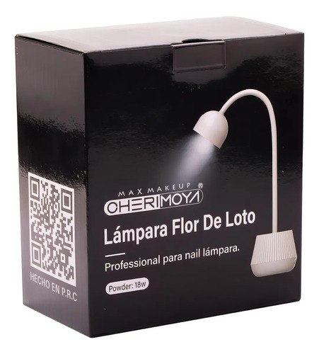 Lámpara Led 18w Cherimoya Secado Rápido Uñas Gel Blanco Recargable - Imagen 8