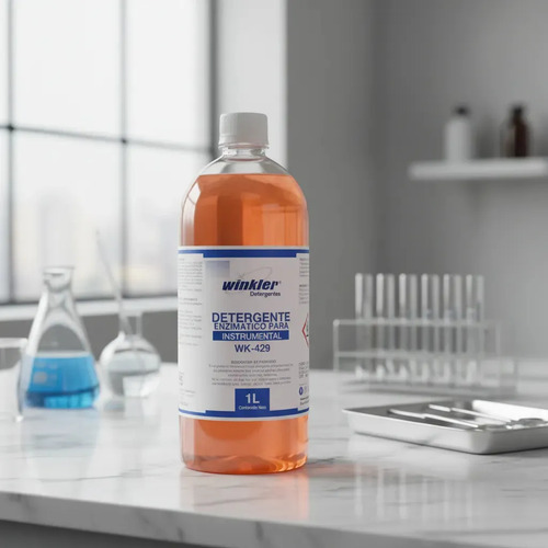 Detergente Pentaenzimatico Para Instrumental Wk-429 - 1 Litro - Winkler - Imagen 2