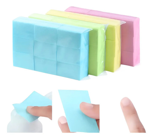 Algodon Sin Pelusa O Papel Sin Pelusa De Colores Manicure