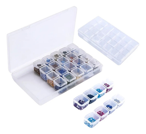Caja Organizadora De Cristales Y Decoraciones De Manicure