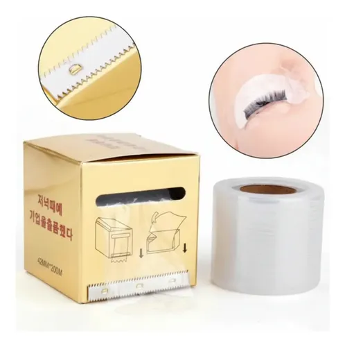 Papel Film O Alusa Plástico Para  Pestañas O Extensiones Transparente