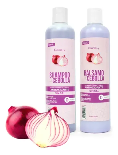 Kit Shampoo Acondicionador De Cebolla Crecimiento Capilar