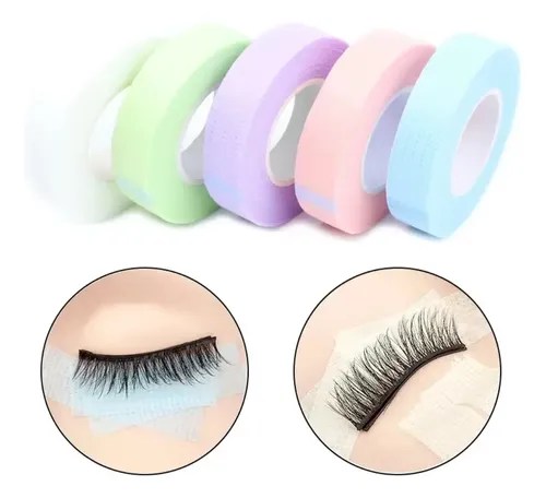 Cinta Transpore Para Extensiones De Pestañas Pack 6 Unid
