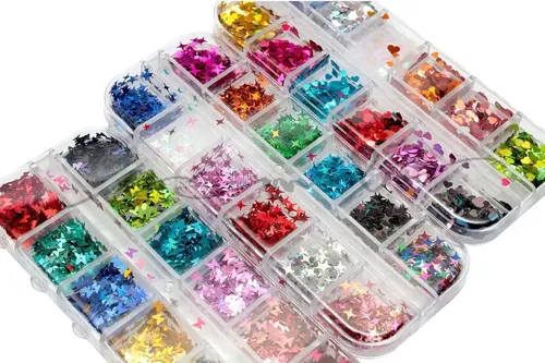Pack 3 Confeti Para Decoración De Uñas Surtido Manicure - Imagen 6