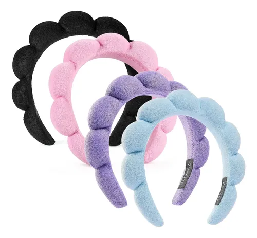 Diadema Cintillo Para Limpieza De Maquillaje Skincare O Spa Rosa Claro
