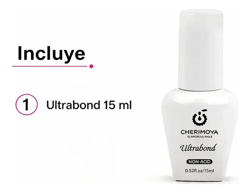 Ultrabond Primer Cherimoya 15ml Adherente Uñas Gel Y Acrílic - Imagen 2