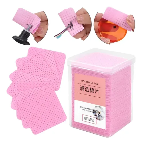 Papel Sin Pelusa Para Extensiones De Pestañas O Uñas 200 Und