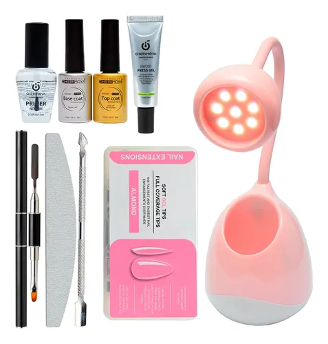 Kit Soft Gel Solido Completo Cherimoya + Lampara Inalambrica - Imagen 5