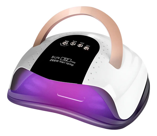 Secador De Uñas Uv Led Lampara Manicure Profesional 268w Blanco