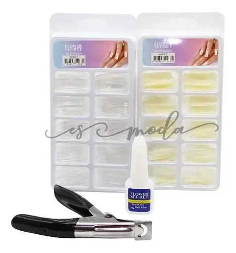 Set De Uñas Postizas Tips