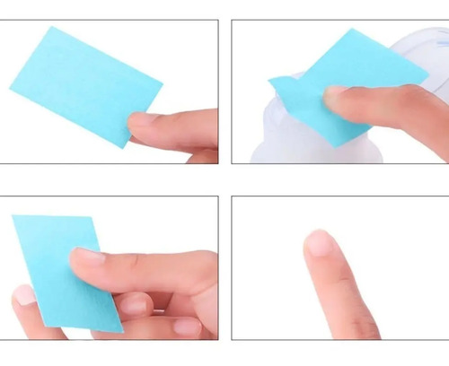 Algodon Sin Pelusa O Papel Sin Pelusa De Colores Manicure - Imagen 5
